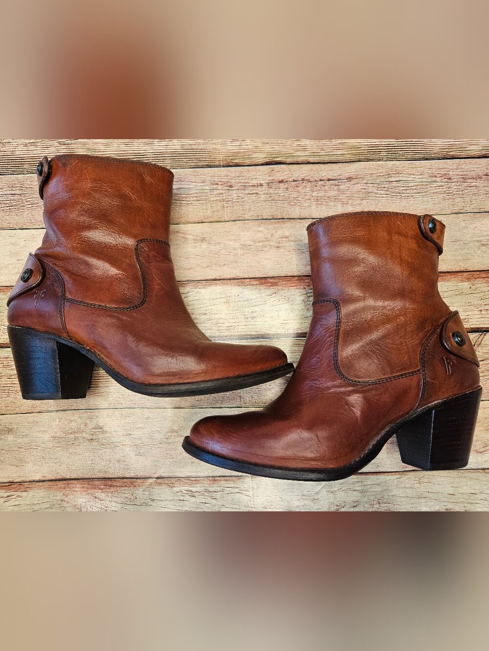 Frye Jackie Button Short booties